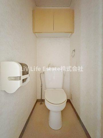 東村山市廻田町３丁目の賃貸マンションのトイレ