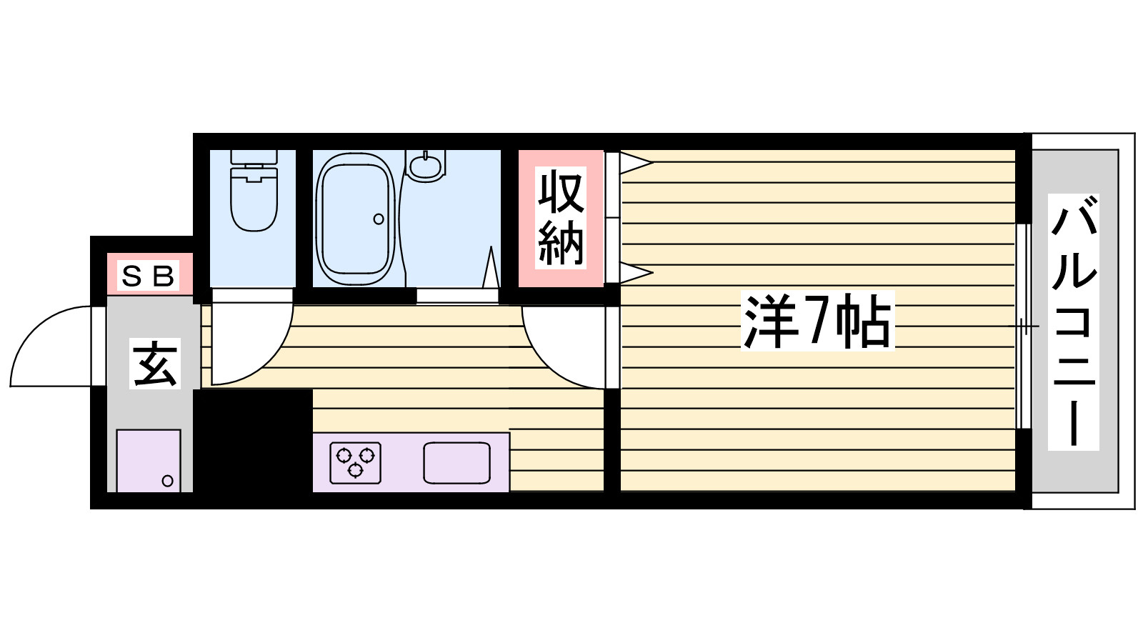 永田第２ビルの間取り
