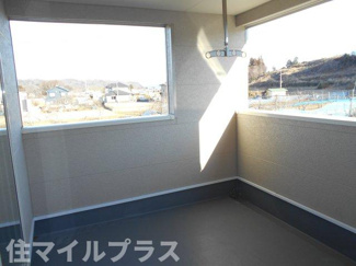 【バルコニー】 | 白河市久田野新築一戸建て1棟 | 暖かな日差しのふりそそぐバルコニー