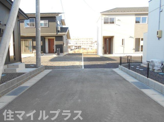 【前面道路含む現地写真】 | 白河市久田野新築一戸建て1棟 | 前面道路含む現地写真です
