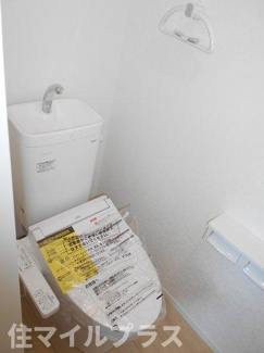 【トイレ】 | 白河市久田野新築一戸建て1棟 | コンパクトで使いやすいトイレです