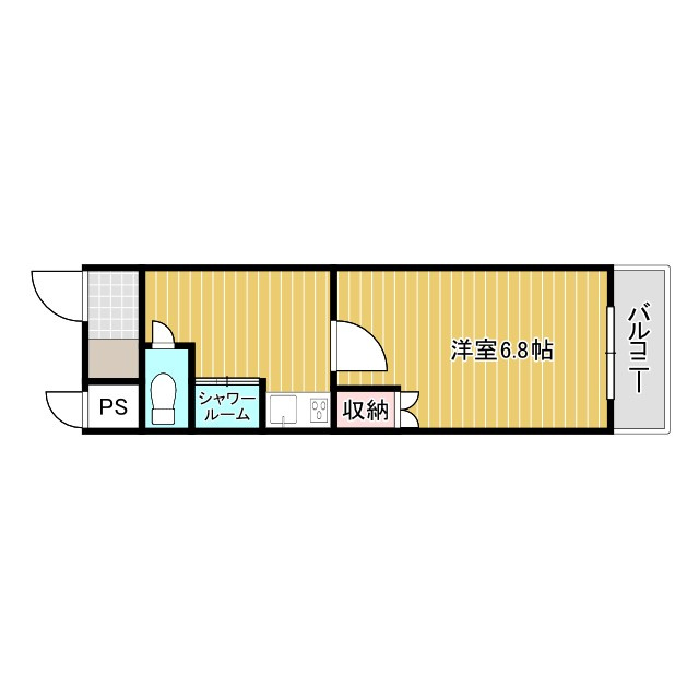 アイルーム豊田永覚IIの間取り