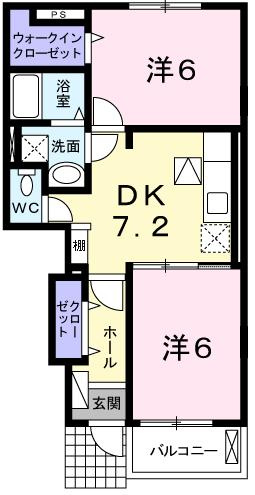ラフレシールⅡの間取り|※間取りが現況と異なる場合は現況を優先します※