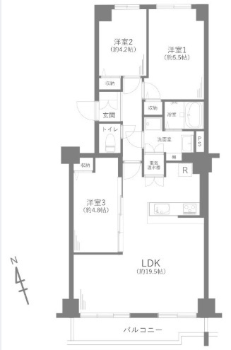 【間取り】 | シーアイハイツ和光E棟