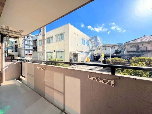 中山ダイヤモンドマンションの展望|◆日当たり良好なバルコニー！毎日のお洗濯にも嬉しいですね！