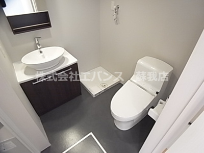 【洗面所】 | フィオーレ  | 脱衣スペースもあります