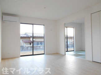【居間・リビング】 | 白河市白坂新築一戸建て2棟 | おしゃれなリビングです