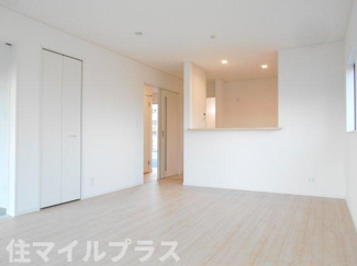 【居間・リビング】 | 白河市白坂新築一戸建て2棟 | リビングです