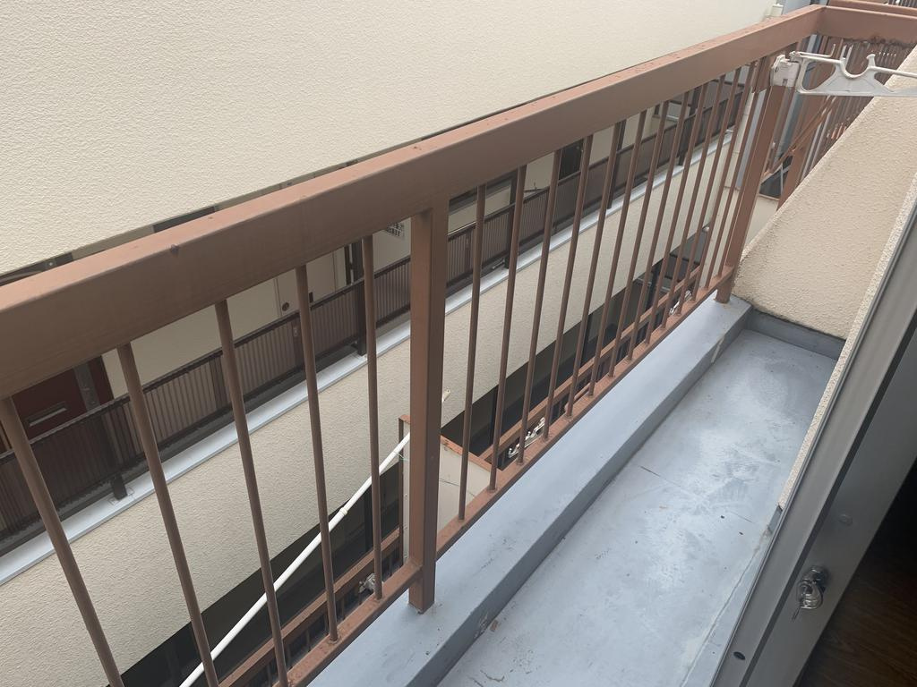 永手コスモハイツのバルコニー