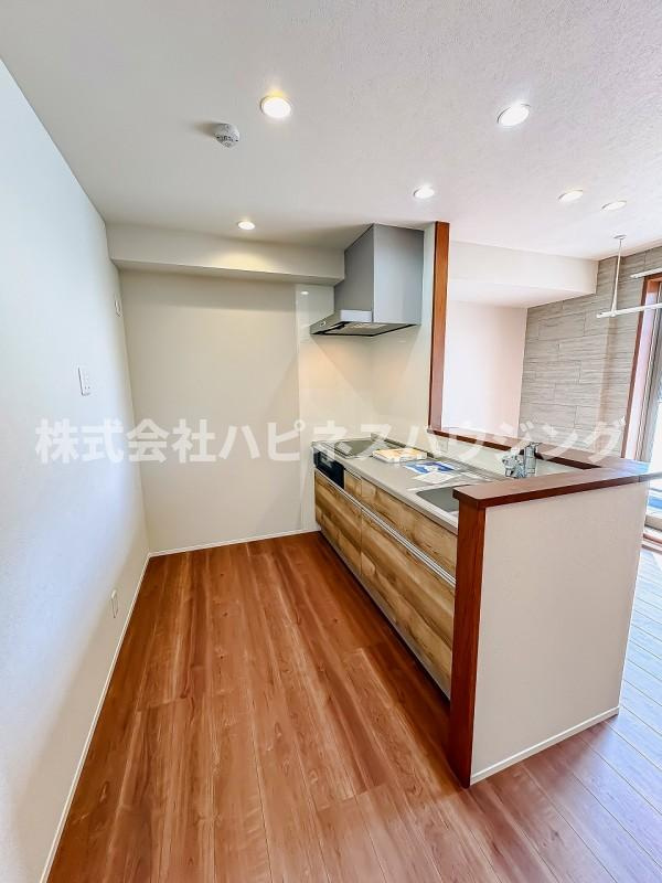 フィカーサ柏の葉のキッチン|コンパクトなキッチンで掃除もラクラク