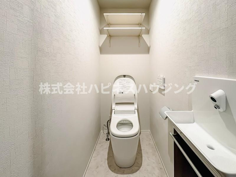 フィカーサ柏の葉のトイレ|落ち着いた色調のトイレです