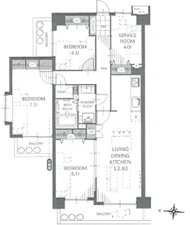 【間取り】 | シティホーム幸手