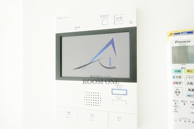 PREMIUMCUBE両国DEUXのセキュリティ|モニター付きインターホンです。