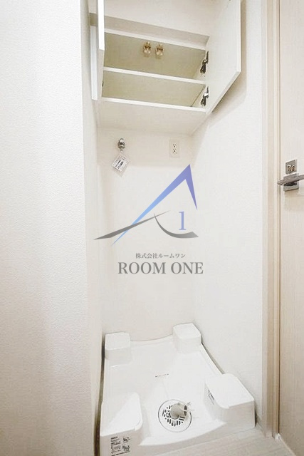 PREMIUMCUBE両国DEUXの設備|洗濯機置き場です。