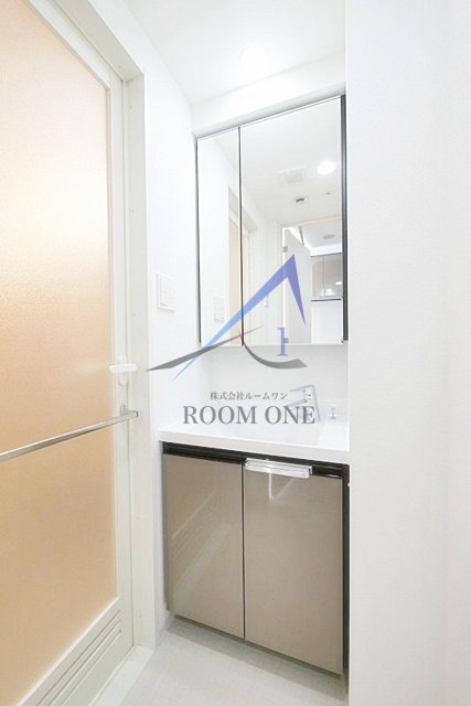 PREMIUMCUBE両国DEUXの洗面所|洗面台です。