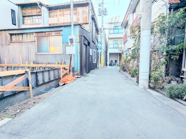 墨田区東向島１丁目の新築戸建の前面道路含む現地写真|～前面道路含む現地写真～