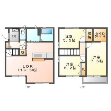 Ｍヴィラージュの間取り