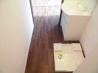 セノーテの洗面所|スペースが確保できる洗面所です