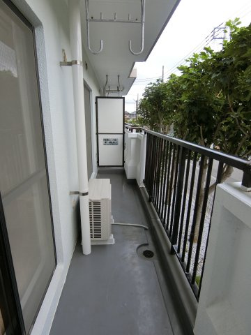 リポウズ淵野辺のバルコニー