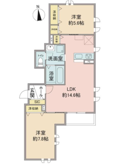 Wisteria　Villageの間取り