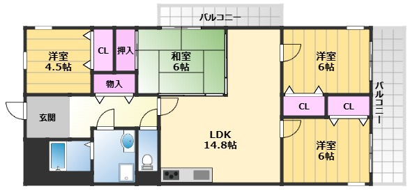 【間取り】 | パレエトワール