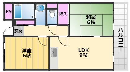 【間取り】 | 高師浜シーサイドマンション2