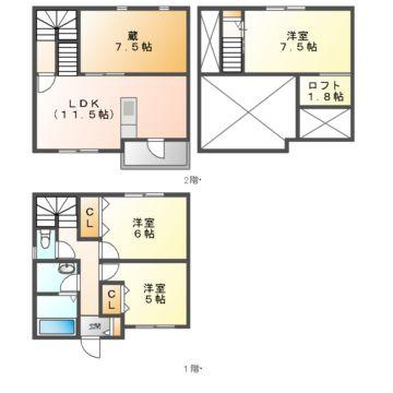プリムラの間取り
