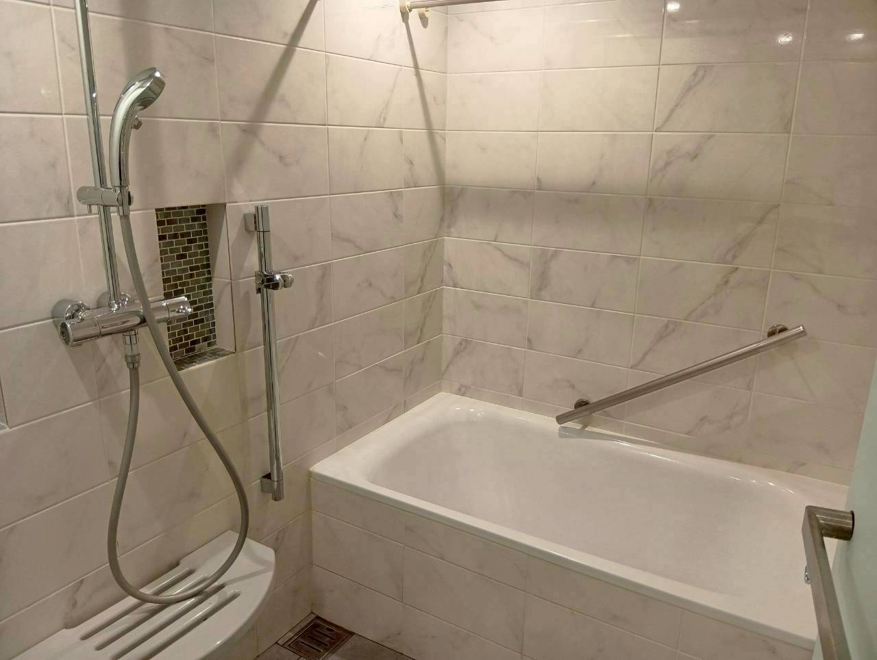 マンション広尾台7階　リノベーション済の浴室|令和8年3月15日撮影