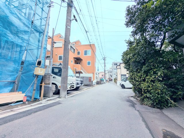 江戸川区平井７丁目の新築戸建の前面道路含む現地写真|～前面道路含む現地写真～