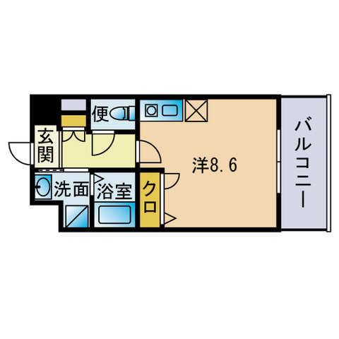 CASSIA博多イーストの間取り