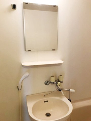 【洗面所】 | シティハイツ佐藤Ｂ | スペースが確保できる洗面所です