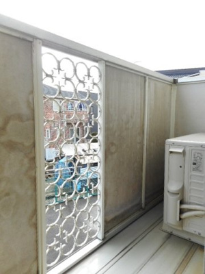 【バルコニー】 | ハイツビューグリーンＡ | お洗濯にも便利なバルコニー付き