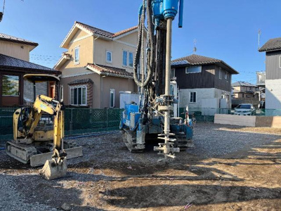 【外観】 | （仮）西田中新築アパート、令和8年8月末入居可能予定 | 建築現場