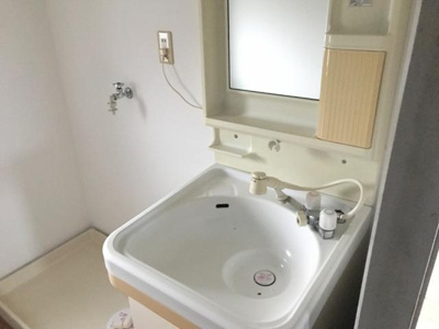 【洗面所】 | サングリーン西添 | 洗髪洗面化粧台