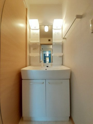 【洗面所】 | コウヒロハイムＡ | 脱衣スペースもあります