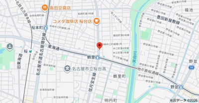 【地図】 | REGALEST鶴里駅前