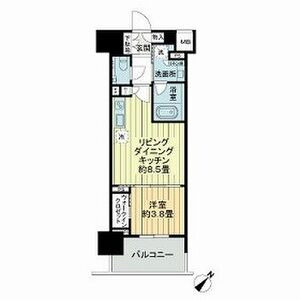 オープンレジデンシア博多住吉の間取り