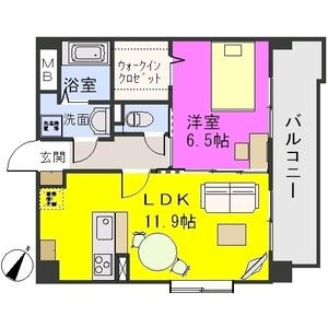 グランドゥール27の間取り