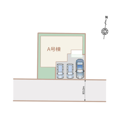 【区画図】 | 静岡市清水区蒲原東 新築一戸建て A号棟 | 区画図です