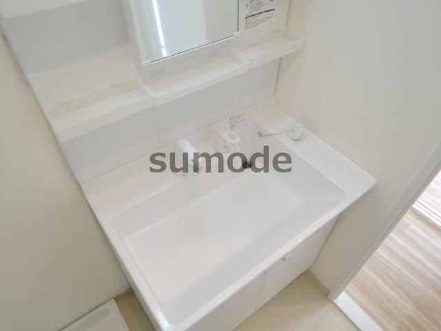 クリエイト三島の洗面所