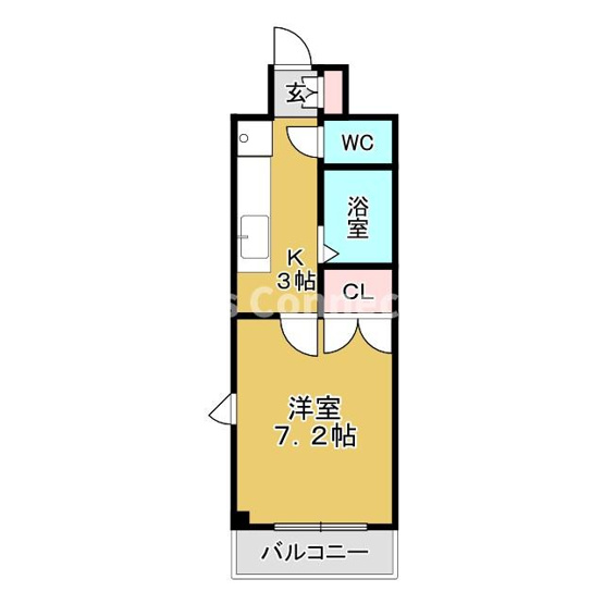 【間取り】 | ソレイユハイツ泉中央