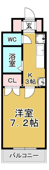 【間取り】 | ソレイユハイツ泉中央