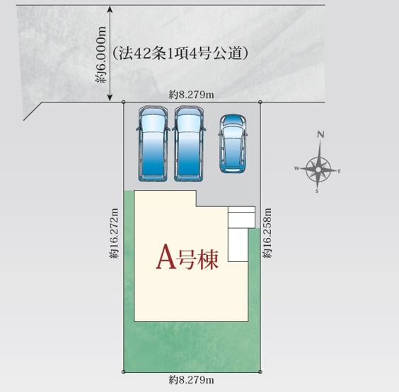 【区画図】 | 焼津市石津 新築一戸建て | 区画図です