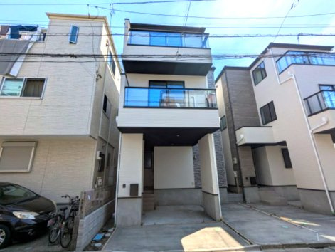 江戸川区平井７丁目の新築戸建の外観