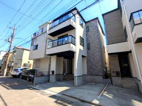 江戸川区平井７丁目の新築戸建の外観