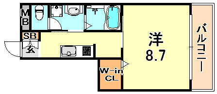【間取り】 | セジュール六甲道