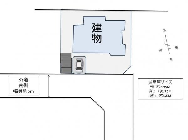 【区画図】 | 福岡市南区老司５丁目 戸建て
