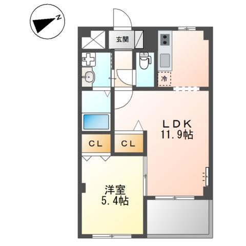 【間取り】 | フローラ久宝寺