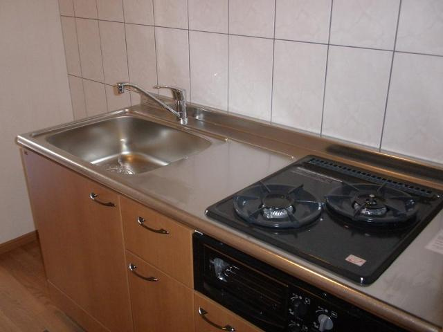 ボナールのキッチン|ガスコンロ付