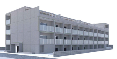 【外観】 | (仮称）PREMIUM CUBE東高円寺DEUX
